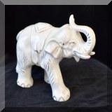 P31. Porcelain elephant with gold trim. 5” - $18 